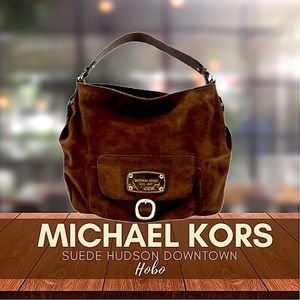 Michael Kors Hudson Downtown Suede Bag